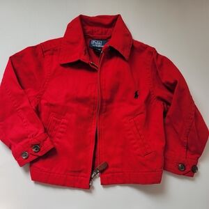 Polo by Ralph Lauren Kids Bright Red Jean Jacket